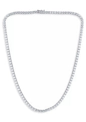 Essentials Four Prong Diamond Tennis Necklace