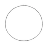 Essentials Four Prong Diamond Tennis Necklace