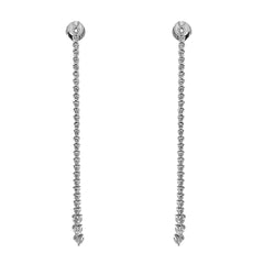 Essentials Graduated Diamond Line Earrings