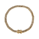 Mod Cuban Link Pave Diamond Chain Bracelet