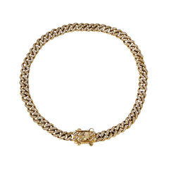 Mod Cuban Link Pave Diamond Chain Bracelet