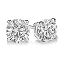 Classic Four Prong Round Diamond Studs