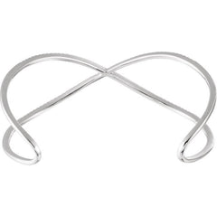 Pave Diamond Criss Cross Cuff Bracelet