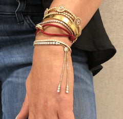 Toggle Diamond Tennis Bracelet