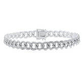 Diamond Chain Link Bracelet - Small