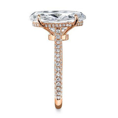 Pave Diamond Engagement Ring Setting