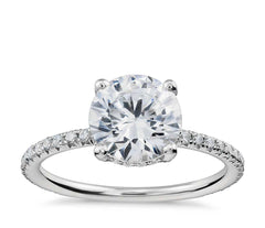 Signature Pave Diamond Engagement Ring