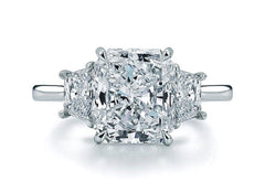 Classic Three Stone Diamond Engagement Ring