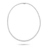 Graduated Diamond Tennis Necklace