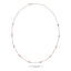 Yellow Gold Bezel Set Diamond Necklace
