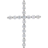 Diamond Share Prong Cross