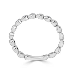 Flexible Bezel Set Diamond Ring