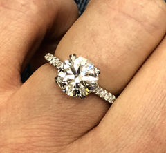 Signature Pave Diamond Engagement Ring
