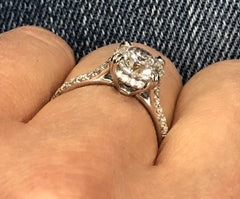 Signature Pave Diamond Engagement Ring