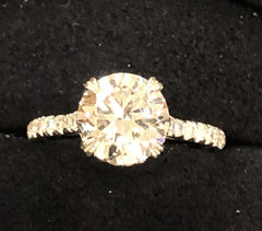 Signature Pave Diamond Engagement Ring