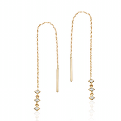 Trellis Thread Earring