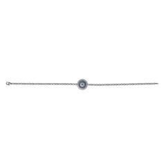 Single Evil Eye Bracelet with Diamonds