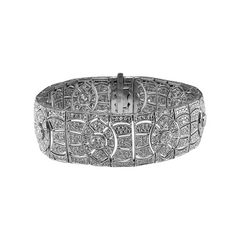 Odeon White Gold and Diamonds Bracelet