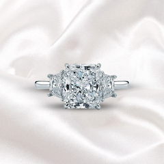 Classic Three Stone Diamond Engagement Ring