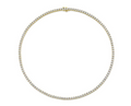 Essentials Four Prong Diamond Tennis Necklace