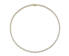 Essentials Four Prong Diamond Tennis Necklace