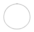 Essentials Four Prong Diamond Tennis Necklace