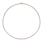 Essentials Four Prong Diamond Tennis Necklace