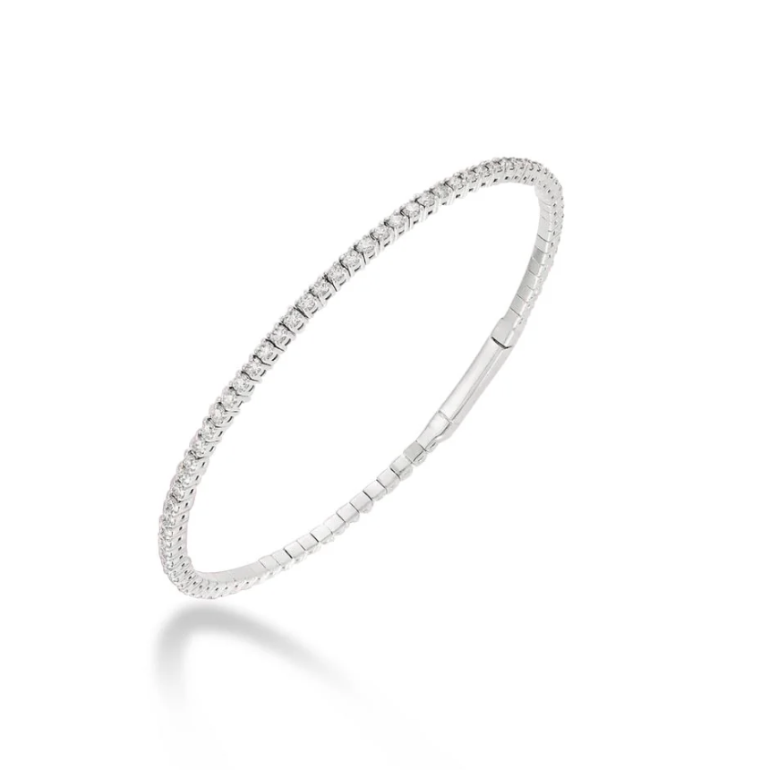 Essentials Flexible Diamond Bangle Main image