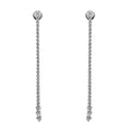 Essentials Graduated Diamond Line Earrings
