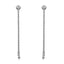 Essentials Graduated Diamond Line Earrings