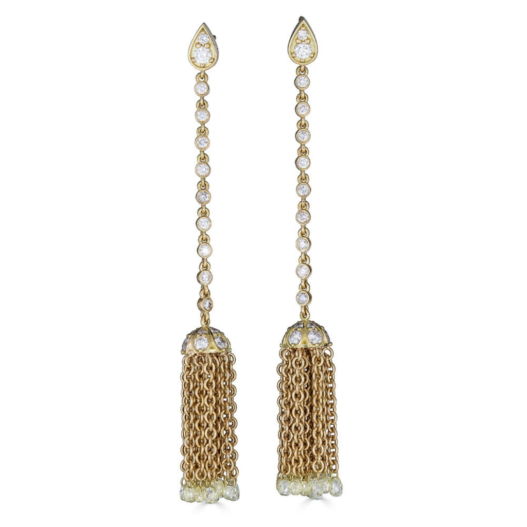 Chantilly Long Tassel Earrings
