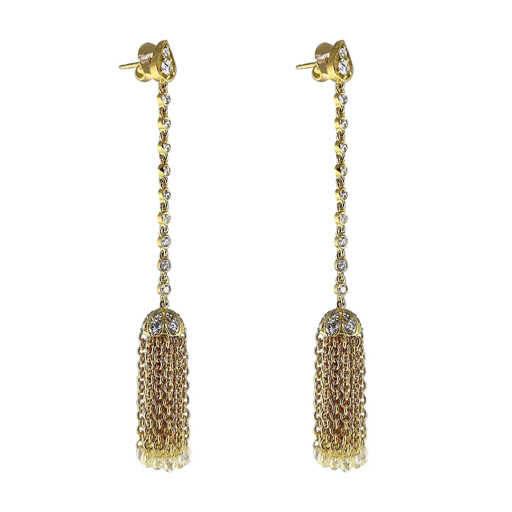 Chantilly Long Tassel Earrings