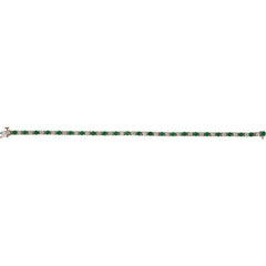 Emerald and Diamond Tennis Bracelet