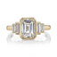 Bezel Set Diamond Engagement Ring Setting