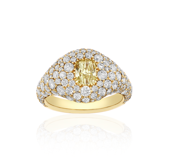 Pave Diamond Domed Ring Secondary image