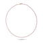 Rose Gold Tennis Necklace
