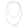Fresh Water Pearls and Black Diamonds Station Necklace