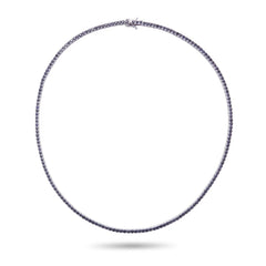 Sapphire Tennis Necklace