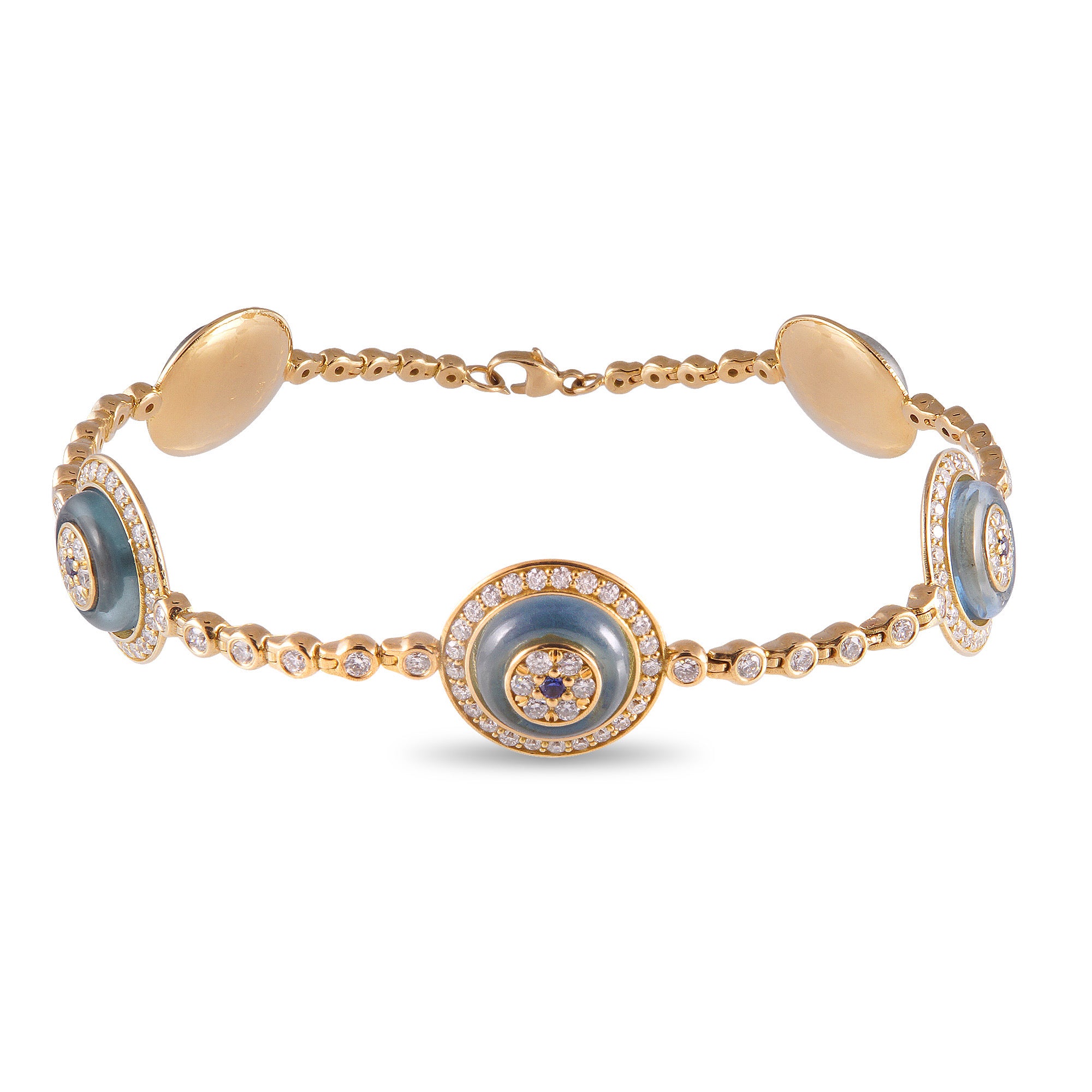 Evil Eye Bracelet with Diamonds Secondary image