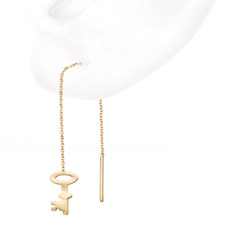 Key Thread Earring