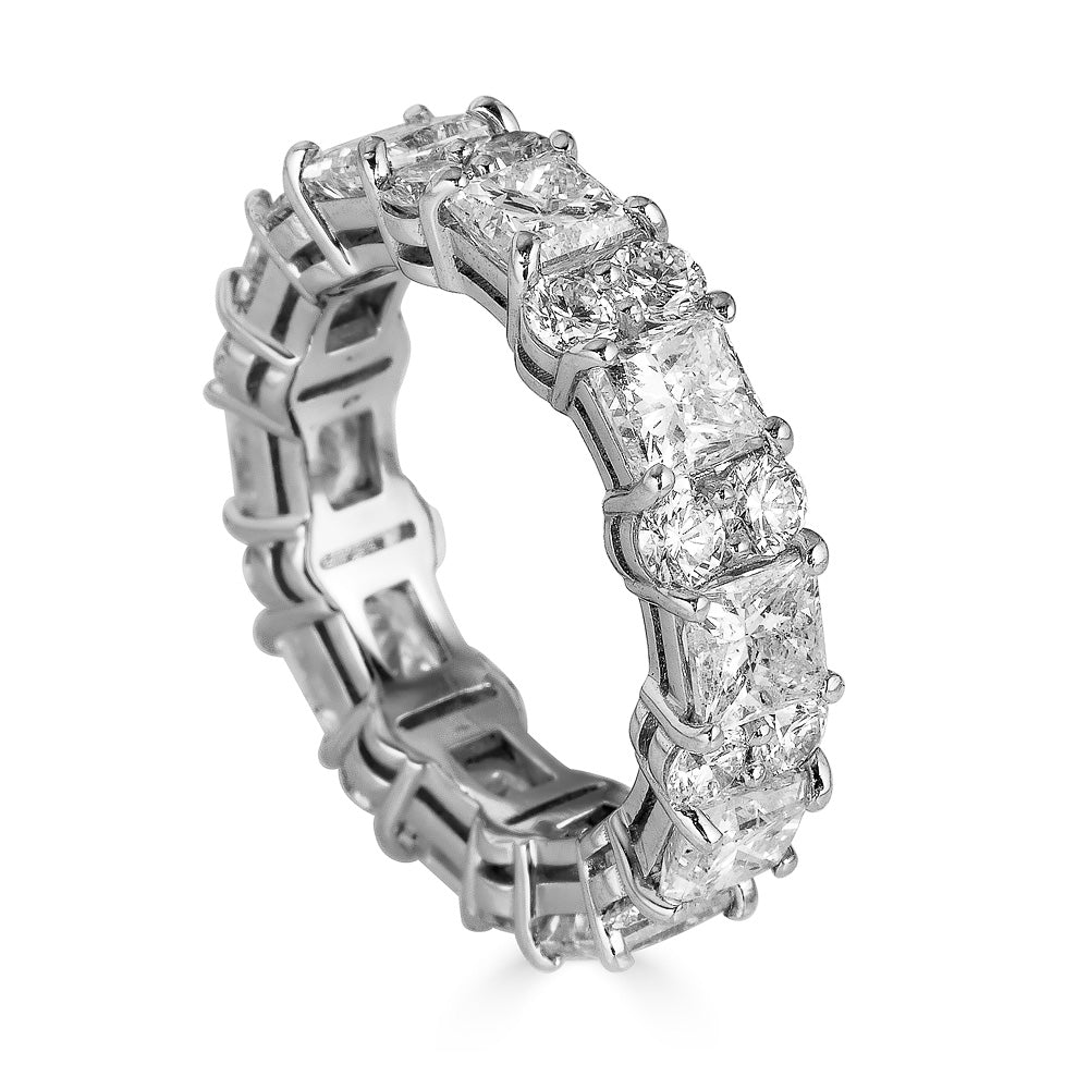 Mixed Stones Eternity Band Secondary image
