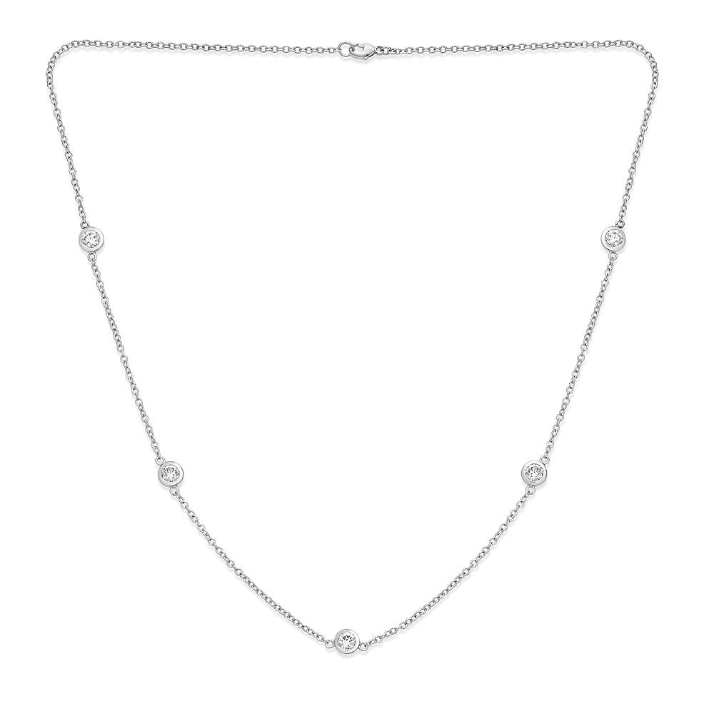 Diamond By The Yard Necklace
