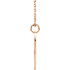 Engravable Heart Disk Pendant