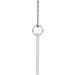 Engravable Bar Pendant with Diamonds