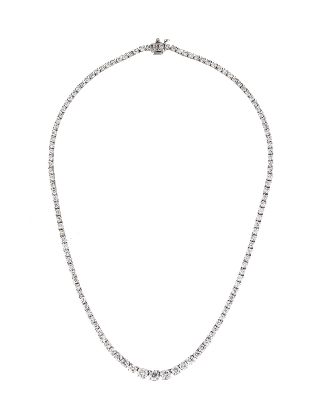 Classic Round Diamond Necklace