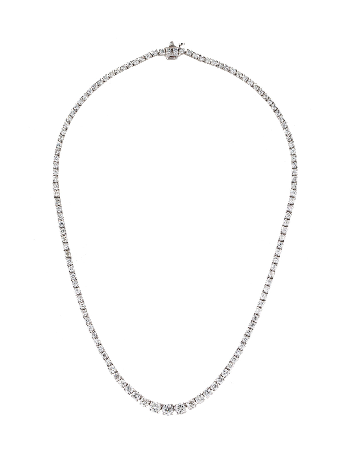 Classic Round Diamond Necklace