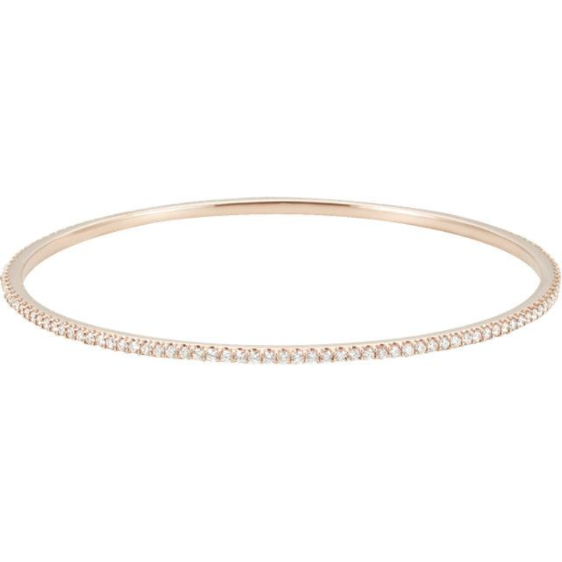 Pave Diamond Bangle Bracelet