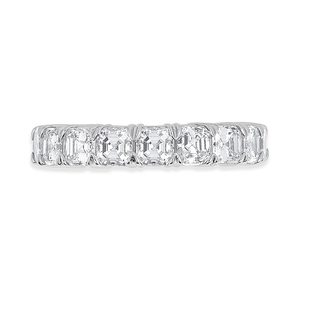 Asscher Cut Diamond Eternity Band Main image