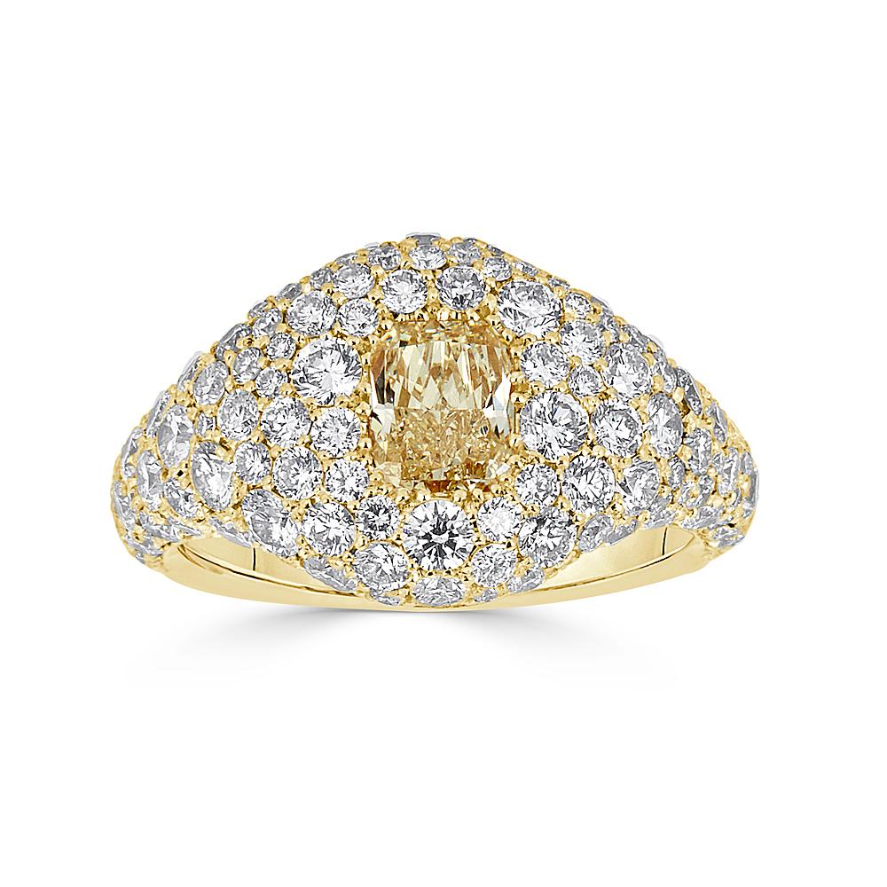 Pave Diamond Domed Ring Main image