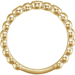 Diamond Beads Ring
